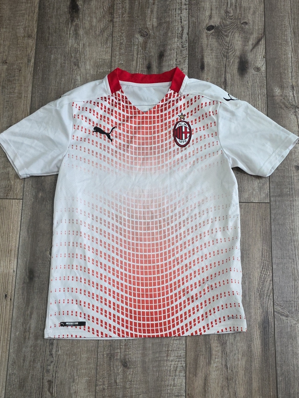 AC Milan Puma Jersey White Away 2020 2021 Large Italy Series A